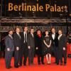 Steven Soderbergh, Dieter Kosslick, Rooney Mara, Jude Law, Scott Z. Burns à la première du film Side Effects (Effets Secondaires) à la 63e Berlinale, le 12 février 2013.