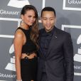John Legend et Chrissy Teigen à la 55e cérémonie des Grammy Awards à Los Angeles, le 10 février 2013.