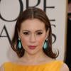 Alyssa Milano aux Golden Globes en janvier 2013 à Los Angeles