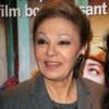 L'impératrice Farah Pahlavi en exil et présente pour l'avant-première du film Syngué Sabour à l'UGC des Halles à Paris, le 14 février 2013