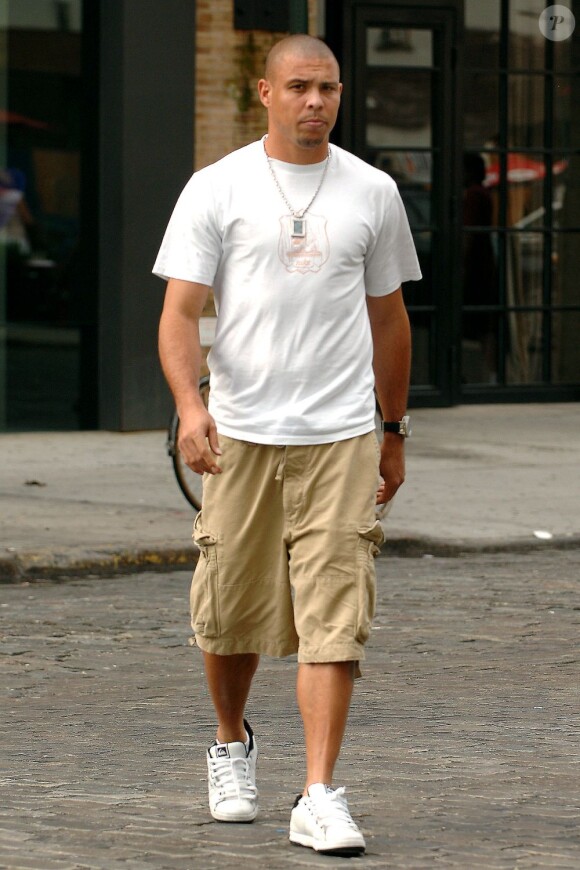 Ronaldo dans les rues de New York le 5 juillet 2006