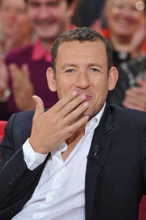 Dany Boon lors de Vivement dimanche à Paris le 10 octobre 2012.