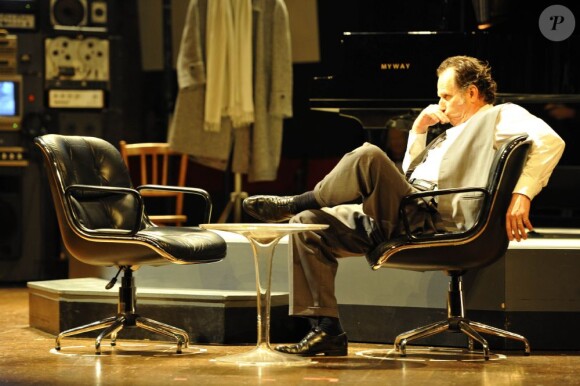 Charles Berling - Filage de la pièce "Gould Menuhin" au Théâtre de l'Atelier à Paris, le 19 février 2013.