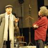 Charles Berling et Ami Flammer - Filage de l'excellente pièce "Gould Menuhin" au Théâtre de l'Atelier à Paris, le 19 février 2013.