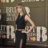 Taylor Swift à la soirée des Brit Awards à Londres, le 20 février 2013. Elle portait une robe Elie Saab.