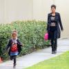 Halle Berry va chercher sa fille Nahla à l'école à Los Angeles, le 19 février 2013.
