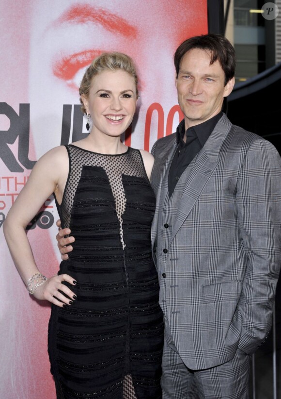 Anna Paquin et Stephen Moyer à l'avant-première de la saison 5 de "True Blood", à Los Angeles, le 30 mai 2012.