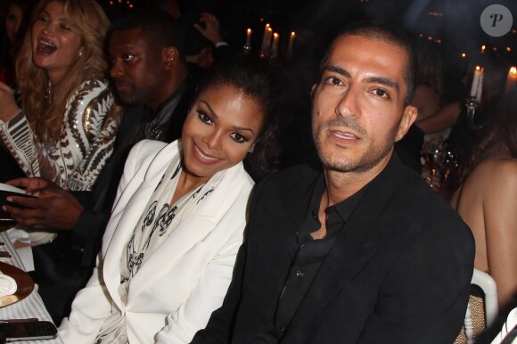 Janet Jackson et Wissam Al Mana lors du Festival de Cannes en mai 2012
