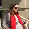 Jennifer Garner enceinte, le 24 février 2012 à Los Angeles.