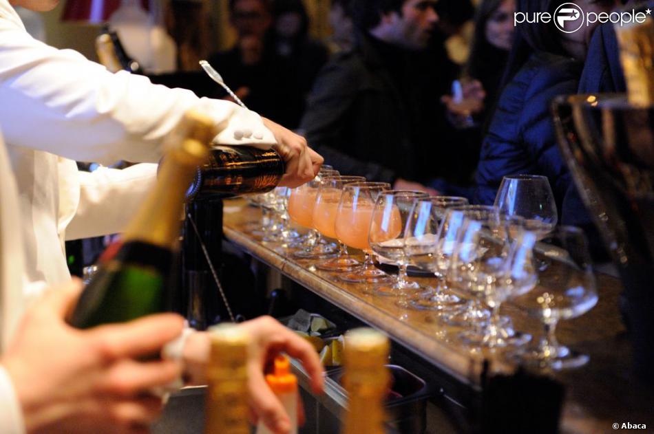 Soirée de lancement du cocktail Le Golo d&#039;Alexandra Golovanoff au bar de l&#039;hôtel Le Bristol. Paris, le 25 février 2013.