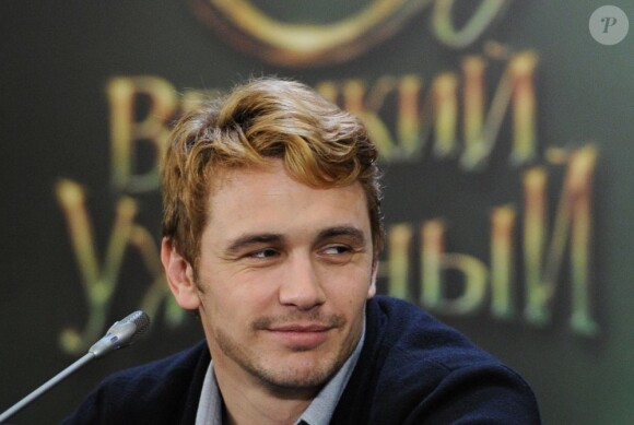 James Franco a également été tributaire d'un petit changement capillaire, affiché à l'occasion de la promotion du film Le Monde fantastique d'Oz au Ritz Carlton de Moscou, le 27 février 2013.
