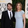 Kathryn Bigelow et Mark Boal lors des Golden Globes le 13 janvier 2013.