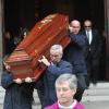Jack Nicholson aux funérailles du photographe Willy Rizzo en l'église Saint Pierre de Chaillot à Paris le 1er mars 2013.