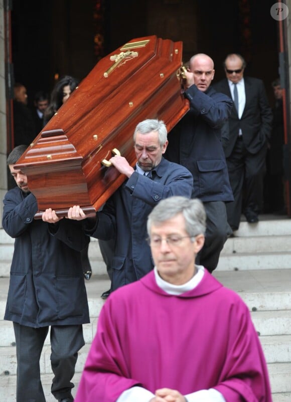 Jack Nicholson aux funérailles du photographe Willy Rizzo en l'église Saint Pierre de Chaillot à Paris le 1er mars 2013.