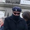 Jack Nicholson a assisté aux funérailles de son ami, le photographe Willy Rizzo en l'église Saint Pierre de Chaillot à Paris, le 1er mars 2013.