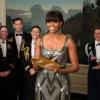 Michelle Obama lors de son intervention depuis la Maison Blanche lors des Oscars le 24 février 2013