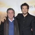 Daniel Auteuil et Guillaume Canet lors de l'avant-première du film Jappeloup à Paris le 26 février 2013