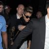 Justin Bieber fête son anniversaire au Cirque du soir à Londres, le 1er mars 2013.