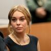 Lindsay Lohan au tribunal de Los Angeles, le 30 janvier 2013. Le procès a été repoussé au 18 mars 2013.