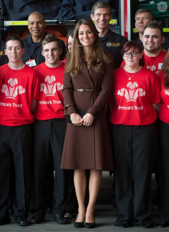 Kate Middleton, se rend au Fishing Heritage Centre à Grimsby le 5 mars 2013.