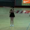 Paris Jackson s'est affichée en pom-pom girl pour un match de basket, mercredi 5 mars 2013.