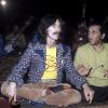 George Harrison et Ravi Shankar en 1974.