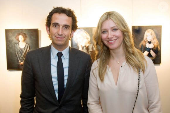 Exclusif - Alexandre Bompard et Carole Mathieu Castelli au vernissage de l'exposition "A travers elles" à la Fnac des Ternes à Paris, le 7 mars 2013.
