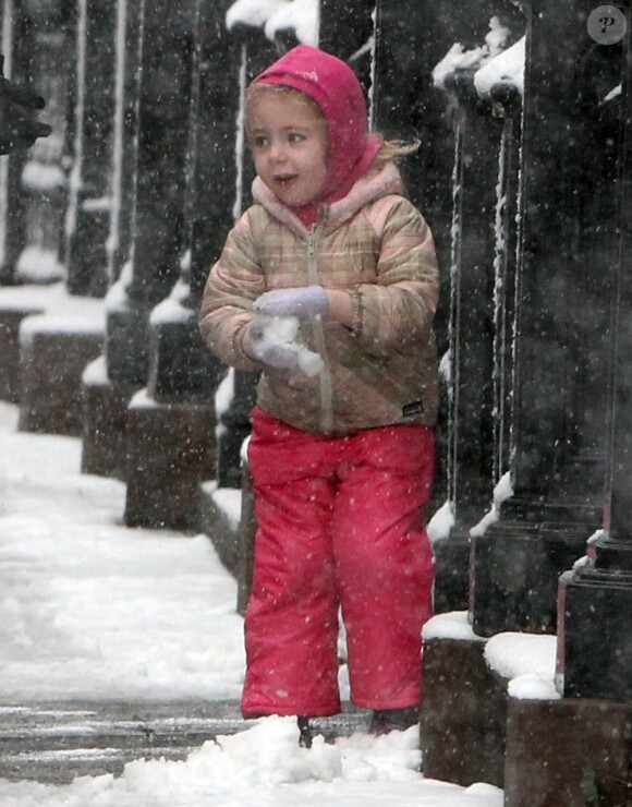 Sarah Jessica Parker a emmené ses adorables filles à l'école, à New York, le 8 mars 2013.