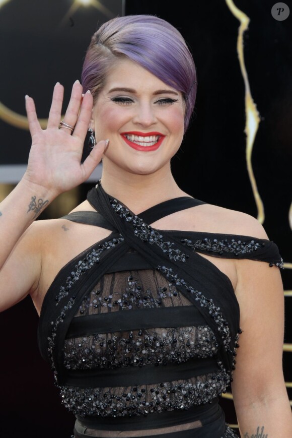 La modeuse anglaise Kelly Osbourne à Hollywood le 24 février 2013.
