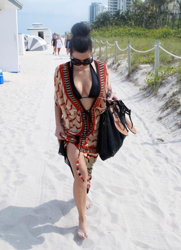 Kim Kardashian en juin 2010 à Miami