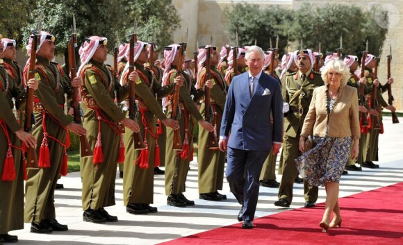 Le prince Charles à Amman, le 12 mars 2013.