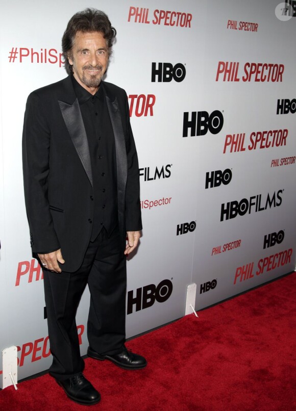 Al Pacino lors de la première du film Phil Spector au Time Warner Center, New York, le 13 mars 2013.