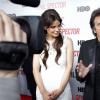 Lucila Sola au côté de son chéri Al Pacino, face à la presse lors de la première du film Phil Spector au Time Warner Center, New York, le 13 mars 2013.