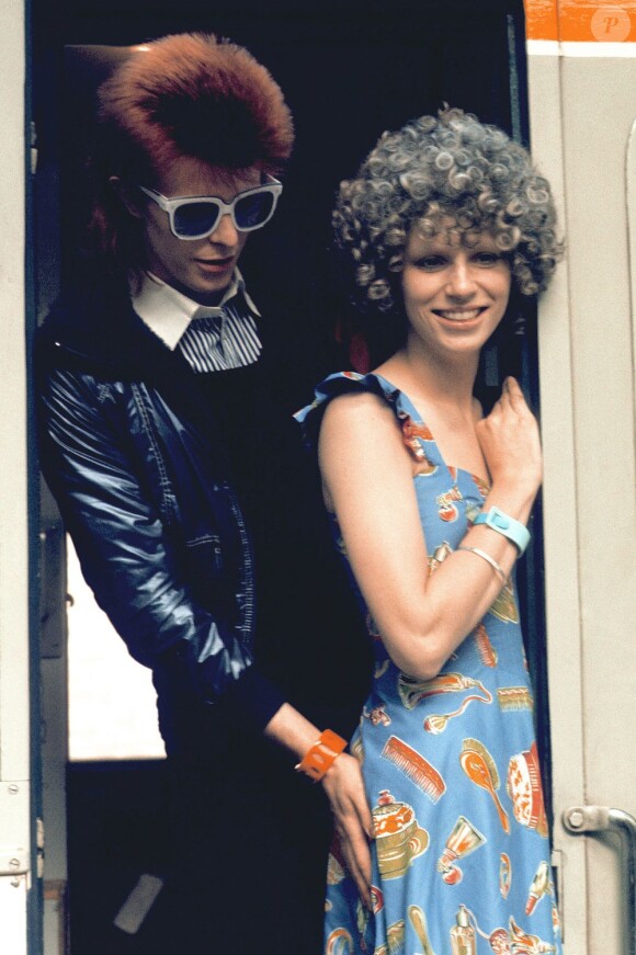 Angela Bowie, la première femme de David Bowie. Photo réalisée le 10 juin 2012. Photo prise en 1974.