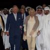 Le prince Charles et Camilla Parker Bowles en visite à Doha au Qatar, le 14 mars 2013.