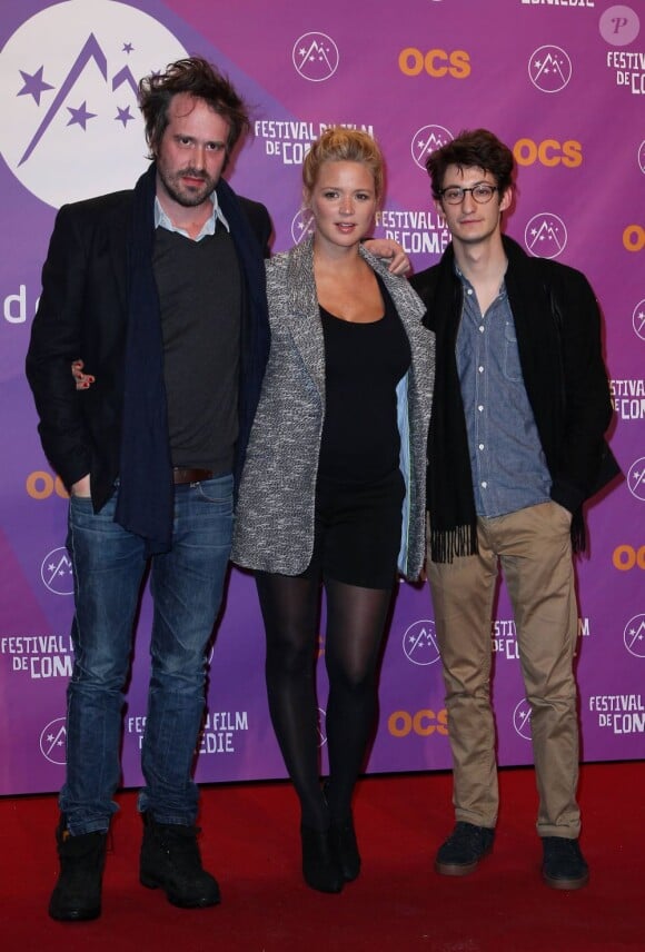 David Moreau, Virginie Efira et Pierre Niney lors du Festival du film de comédie de l'Alpe d'Huez le 19 janvier 2013