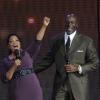 Oprah Winfrey et Michael Jordan au United Center de Chicago le 17 mai 2011