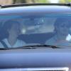 Leighton Meester et Adam Brody en voiture à Beverly Hills, le 16 mars 2013.