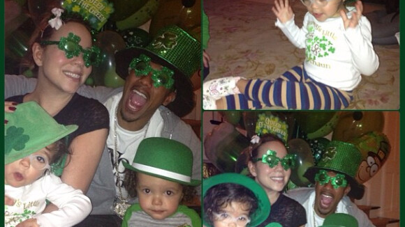 Mariah Carey : Ses jumeaux Monroe et Moroccan en vert pour la Saint-Patrick