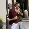Britney Spears et son petit ami David Lucado vont prendre un café à Calabasas, le 19 mars 2013.