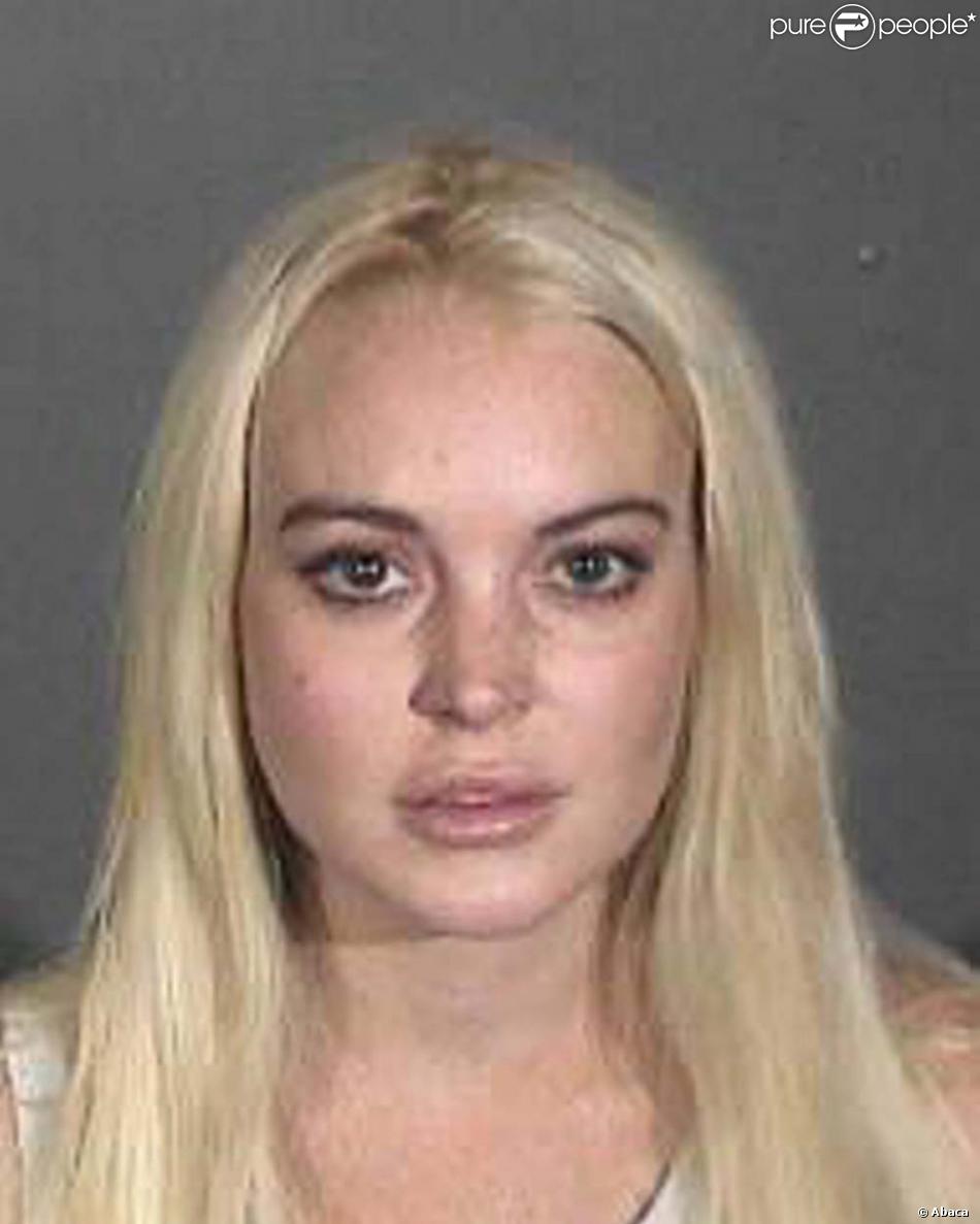 Lindsay Lohan, prise en photo par la police à Los Angeles, le 19 octobre 2011.