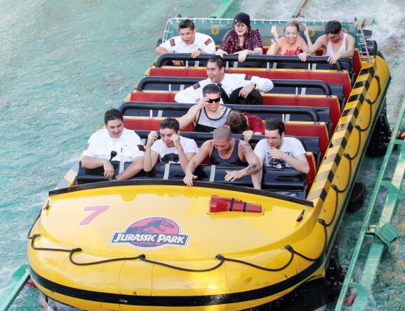 Le groupe The Wanted, à Universal Studios, à Los Angeles, le 14 mars 2013.