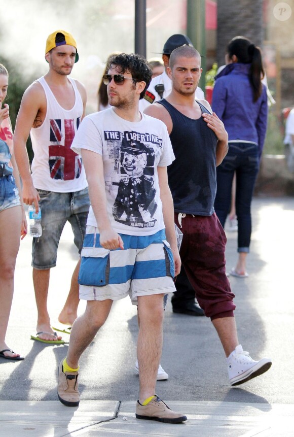 Le groupe The Wanted, à Universal Studios, à Los Angeles, le 14 mars 2013.