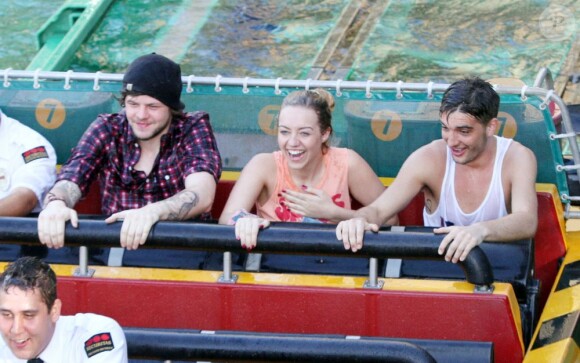 Le groupe The Wanted, à Universal Studios, à Los Angeles, le 14 mars 2013.