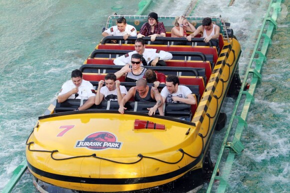 Le groupe The Wanted, à Universal Studios, à Los Angeles, le 14 mars 2013.