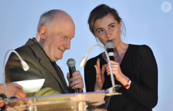 Michel Bouquet et Anne Consigny au Festival 2 Cinema à Valenciennes, le 20 mars 2013.