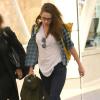 Kristen Stewart à l'aéroport de Los Angeles, le 26 novembre 2012. '
