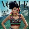 Couverture du magazine Vogue Paris avec Isabeli Fontana en couverture. Numéro spécial Pérou par Mario Testino