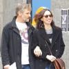 Viggo Mortensen et Ariadna Gil se promènent dans les rues de Madrid le 21 mars 2013.