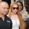 Lindsay Lohan quitte la cour de justice à l'issue de son procès et devra purger une peine de 3 mois ferme en cure de désintoxication, à Los Angeles, le 18 mars 2013.
